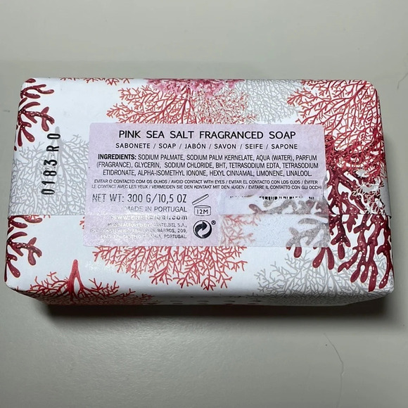 Castelbel Porto Pink Sea Salt Fragranced Soap 10.5 oz Luxury Bar Portugal - Picture 3 of 5